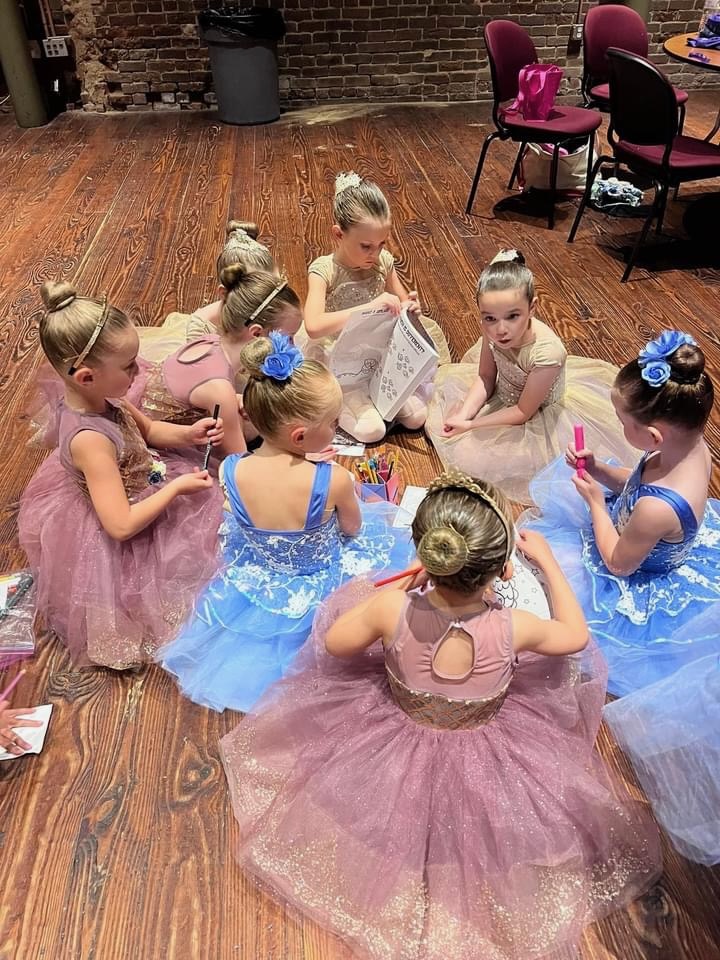 Young dancers in PreBallet class in Keller TX at North Central Ballet