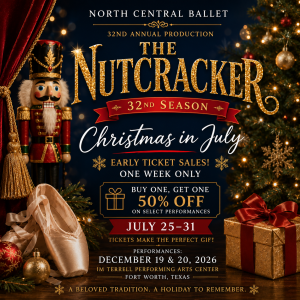 North Central Ballet Nutcracker Christmas in July Ticket Event